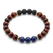 Aurum Garland Halo Diffuser Bracelet - Blue Lapis