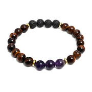 Aurum Garland Halo Diffuser Bracelet - Amethyst