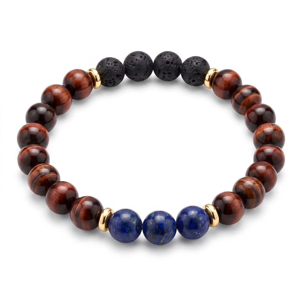 Golden Aura Diffuser Bracelet - Lapis lazuli