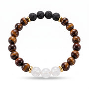 Aurum Garland Halo Diffuser Bracelet - Moonstone