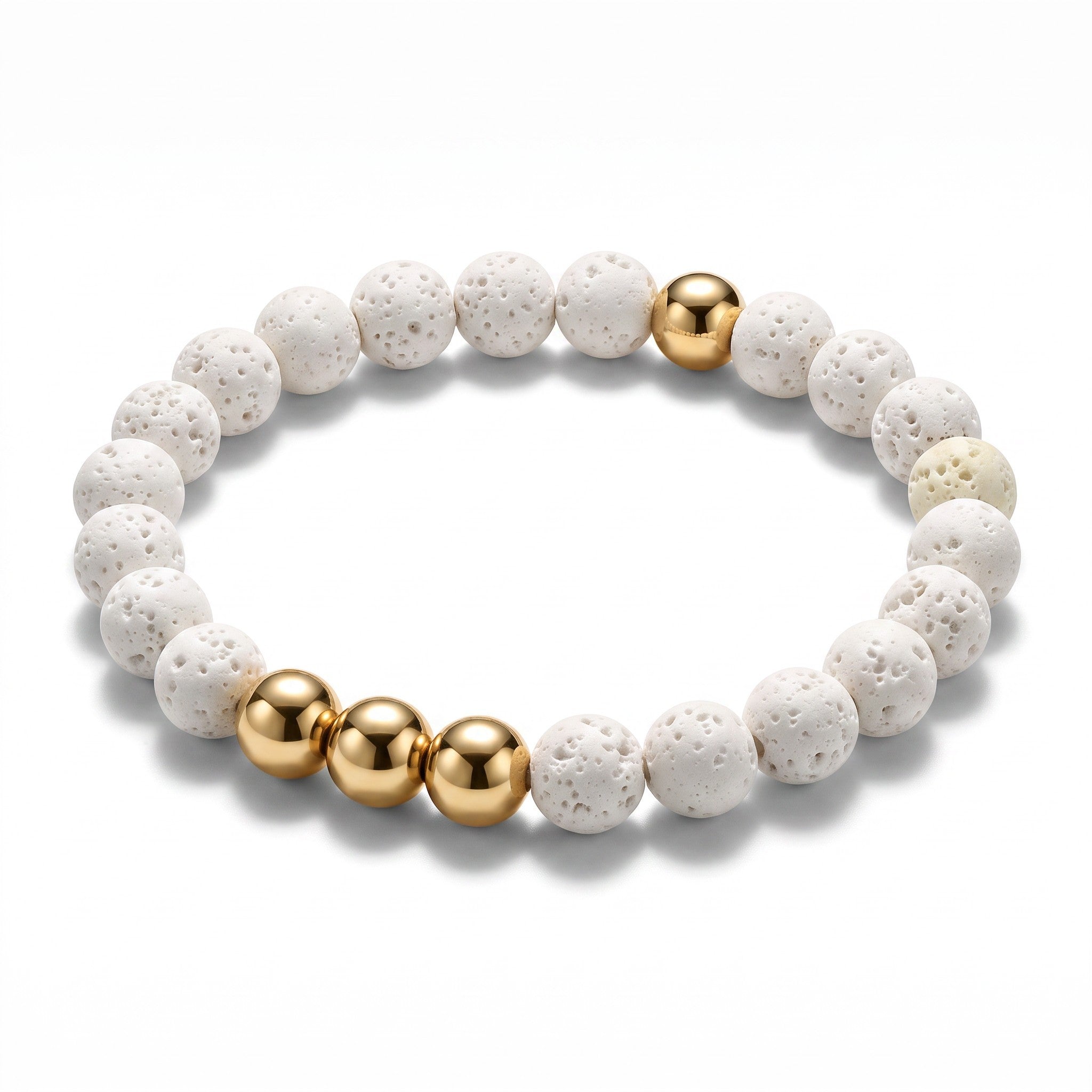 Golden Aura Diffuser Bracelet - Trinity