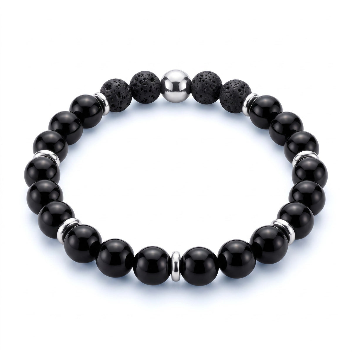 Golden Aura Diffuser Bracelet - Black Onyx