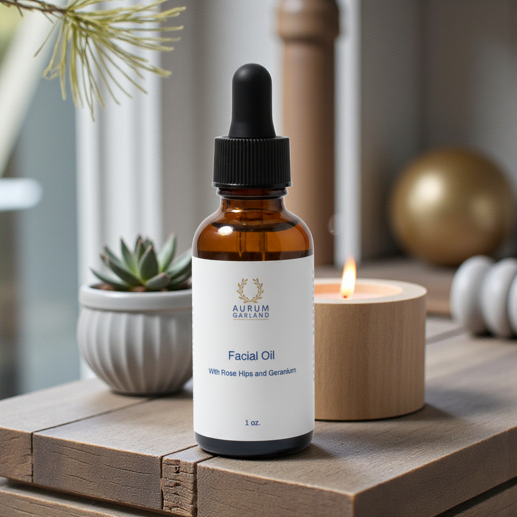 Facial Oil with Rose Hips and Geranium